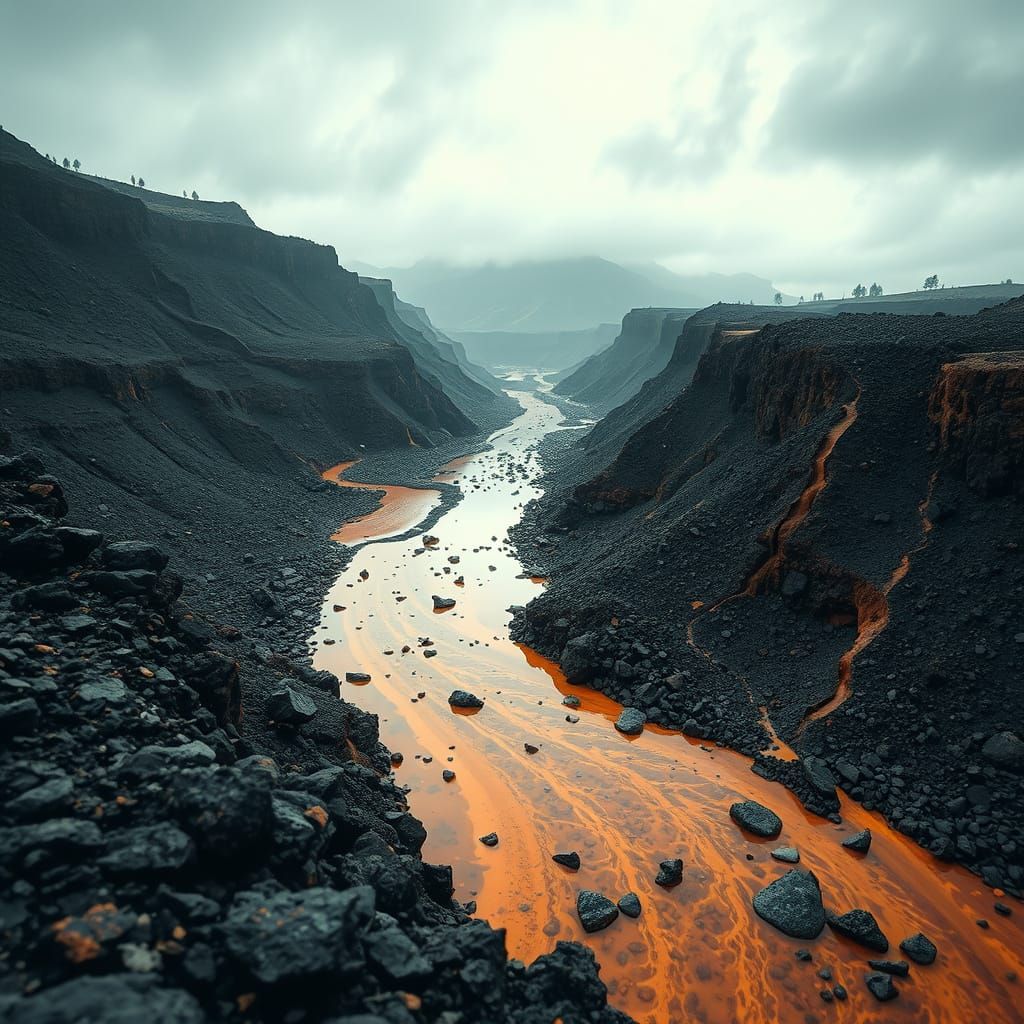 Acid Mine Drainage in Hyperrealistic HDR