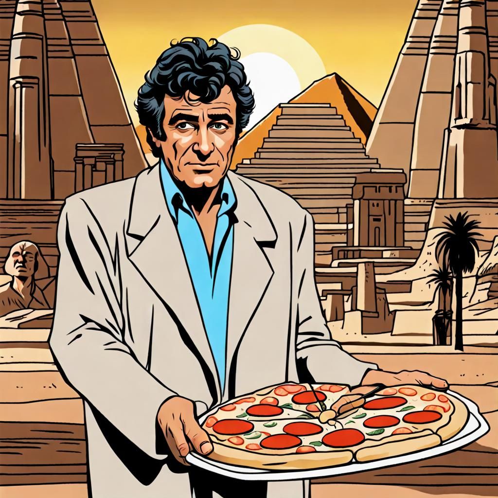 Columbo's Pizza Delivery in Ancient Egypt