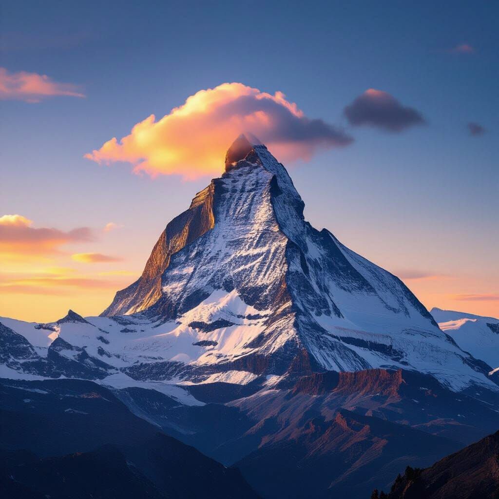 Majestic Matterhorn at Golden Hour