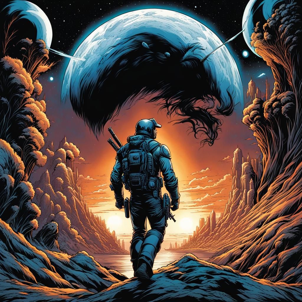 Comic Book Art T-Shirt Design