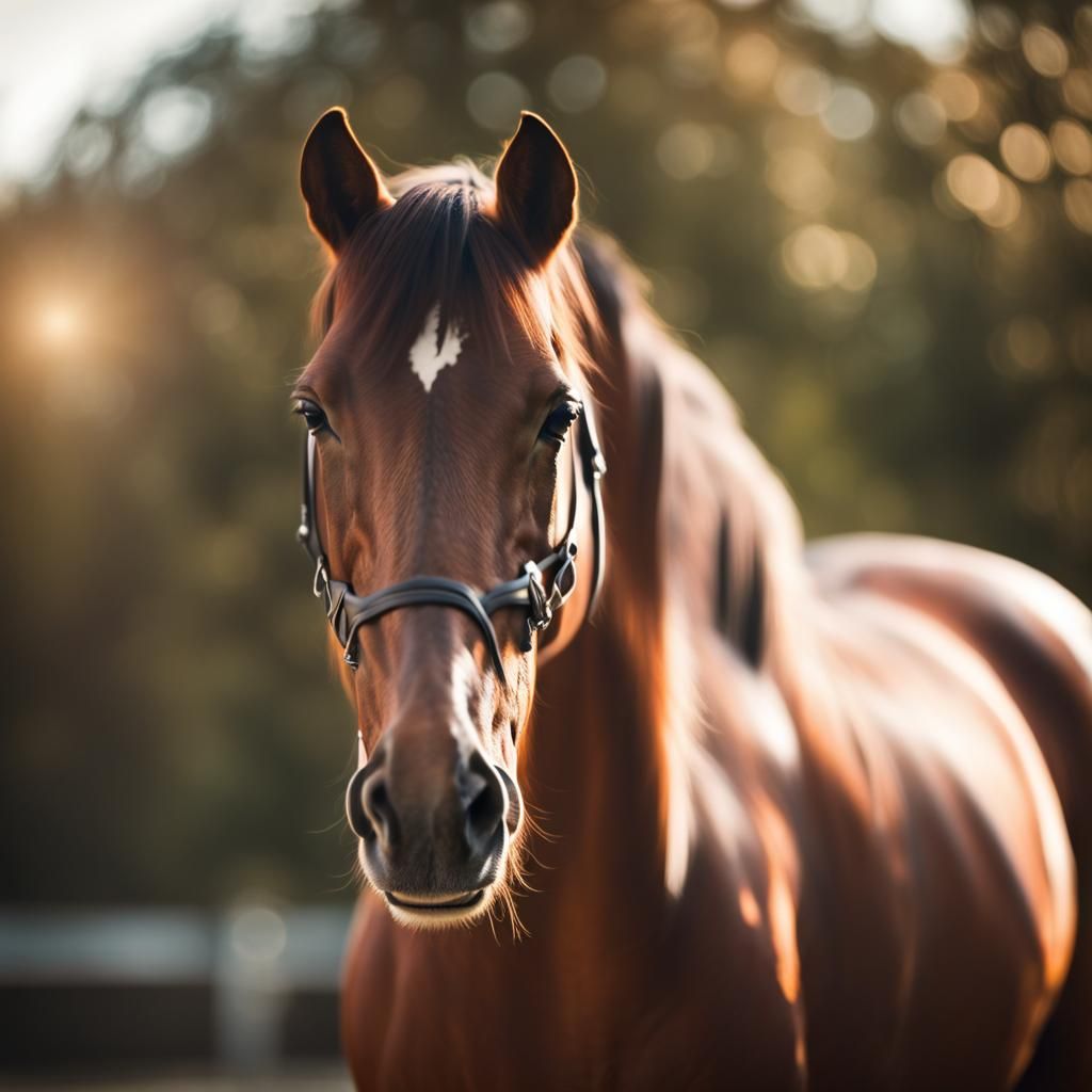 Horse in Natural Light: Professional Photography