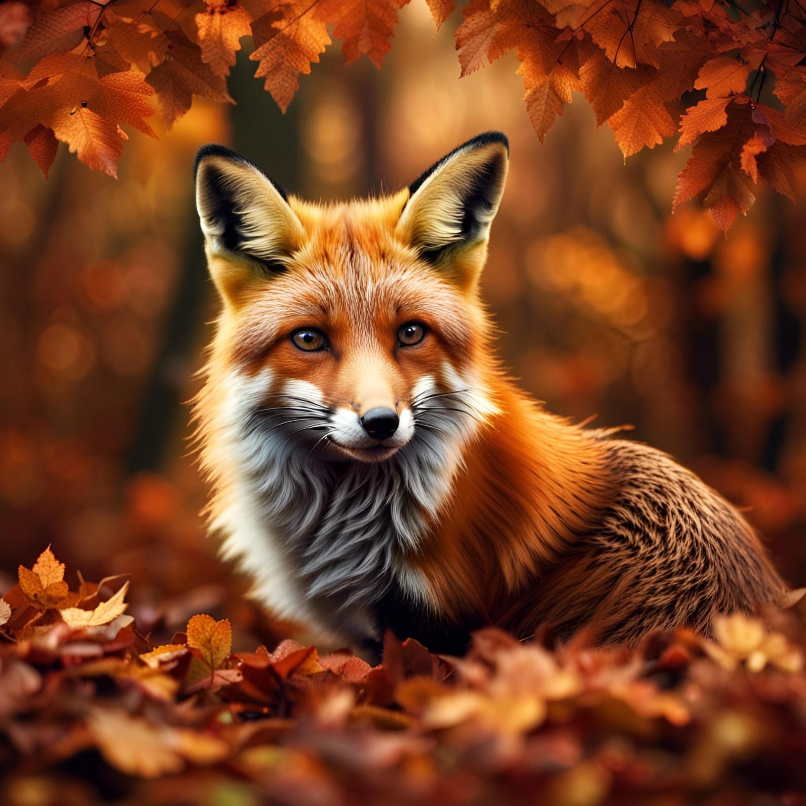 Autumn fox