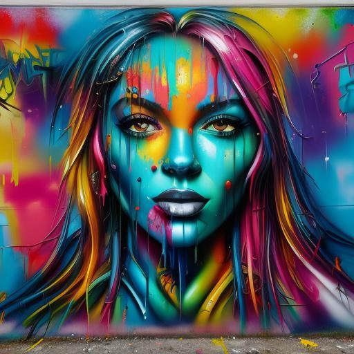 Karma Graffiti Art in Street Style