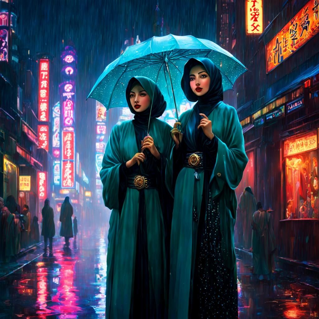 art by Abdur-Rahman Chughtai, Edmund Dulac, Delphin Enjolras, Dante Gabriel Rossetti, futuristic lesbian pulp fiction, t...