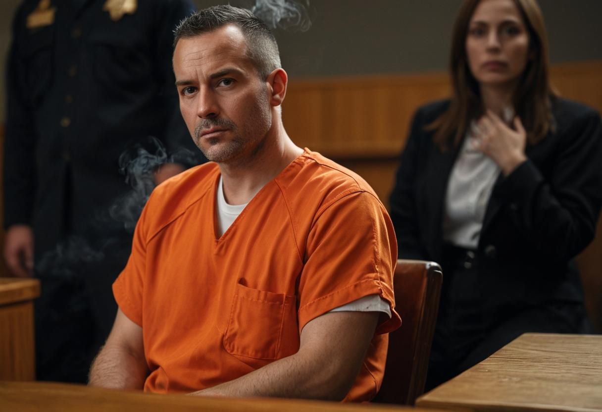 Prisoner's Glare: Realistic Digital Portrait in Courtroom