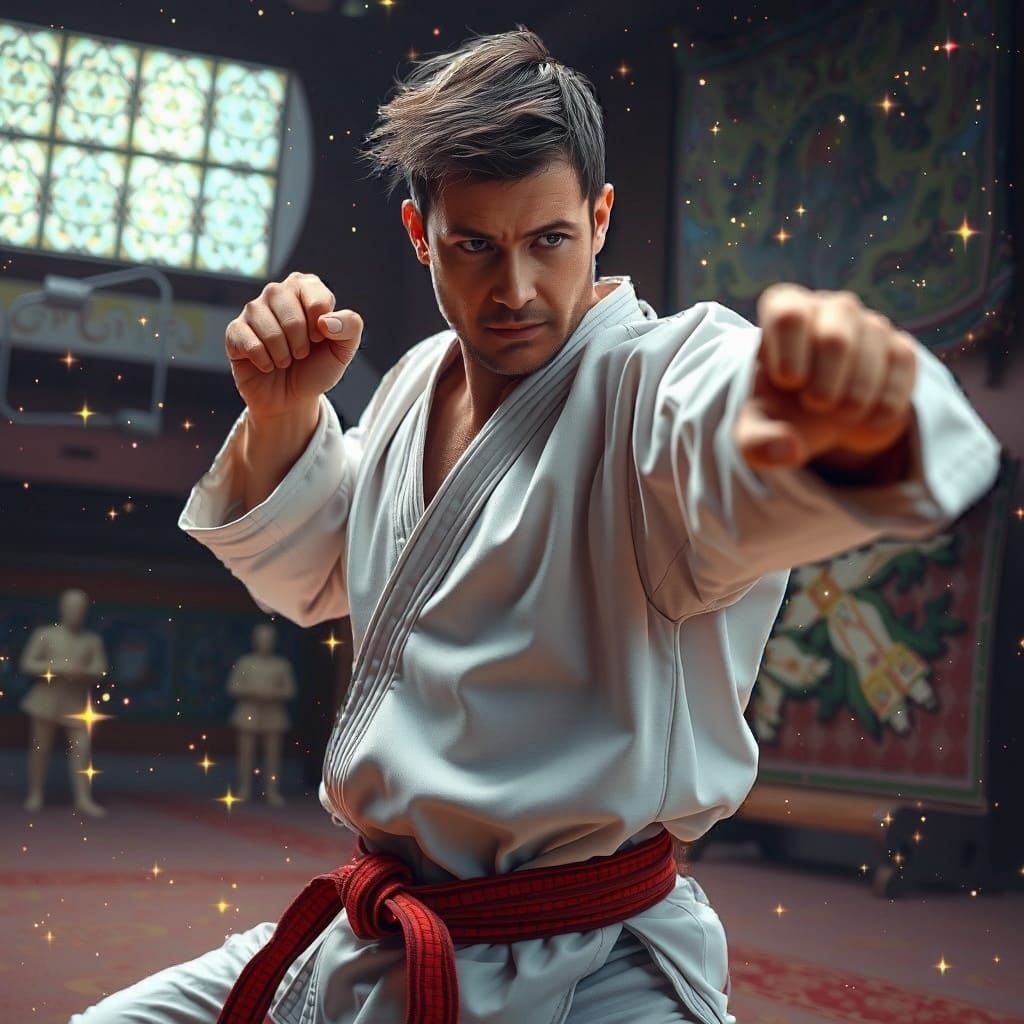 Glowing Lanterns in Borderland Fantasycore Style