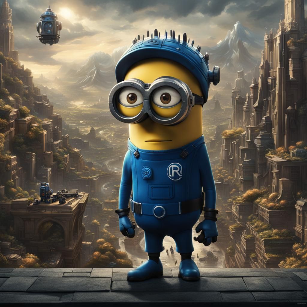 Reed Richards Minion Hybrid: Digital Matte Painting