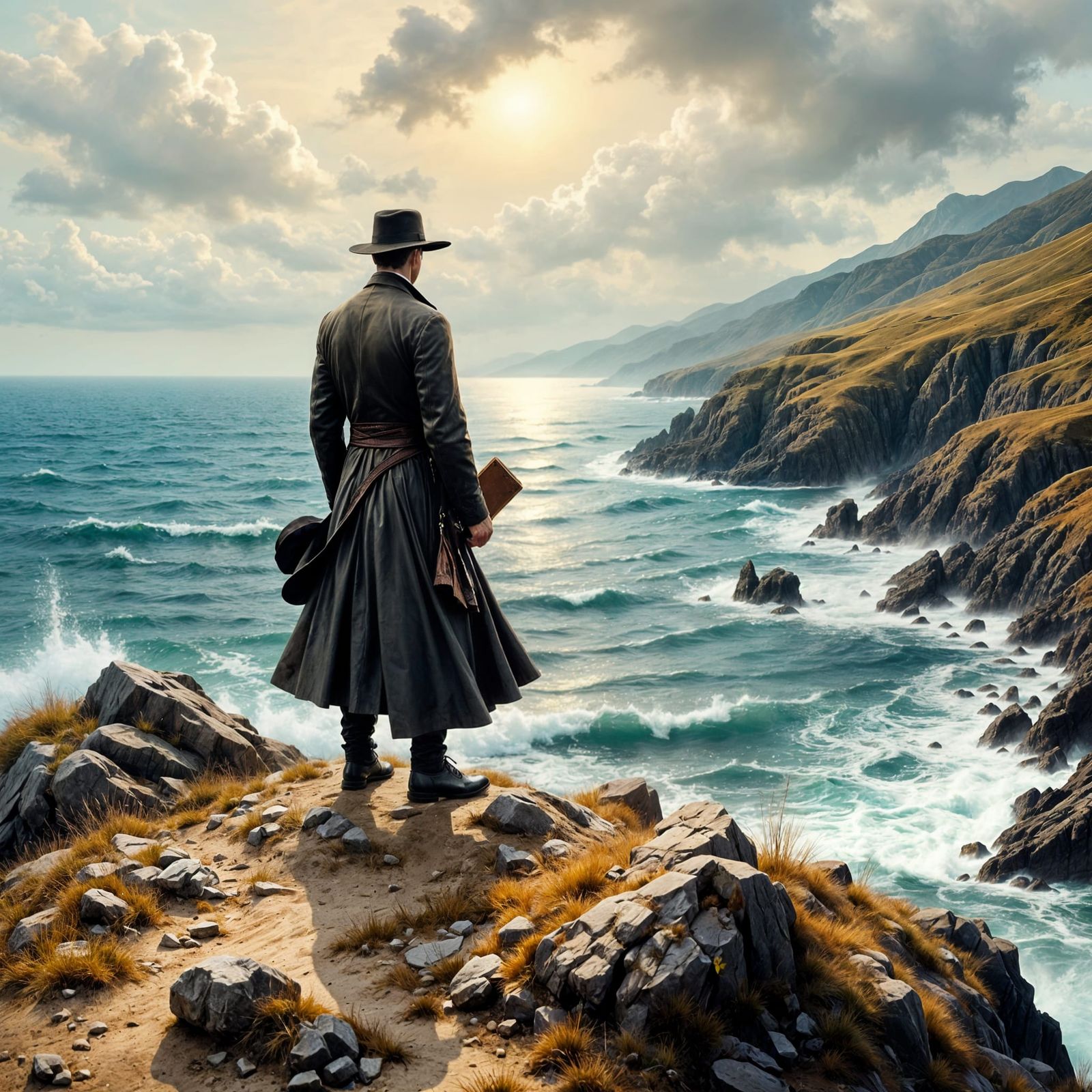 Ethereal Harmony in Whimsical Landscape