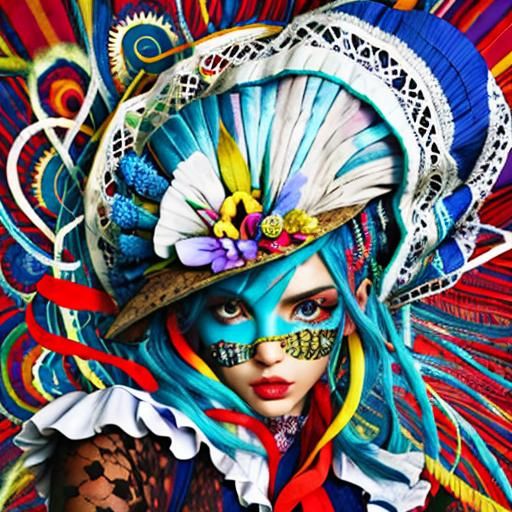 Abstract Beauty Generated by AI