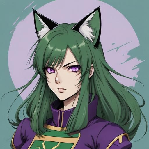 Cat Girl in Gundam Zeon Zaku Style