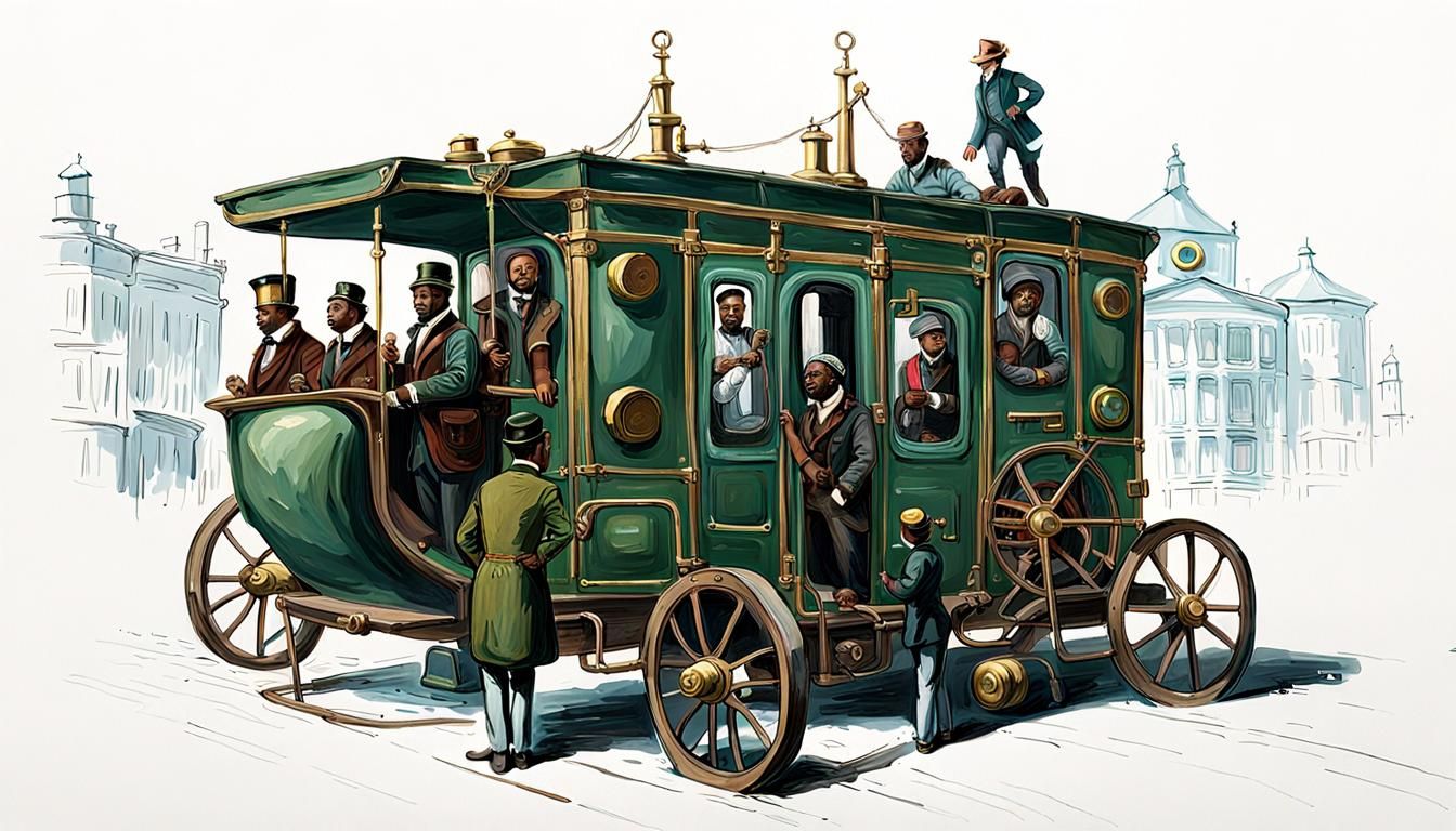 Steampunk Amphibious Vehicle in Philadelphia