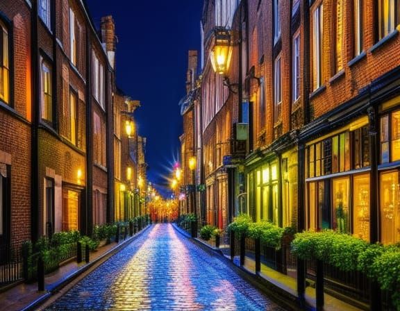 Mysterious Figure Lurking in London Street