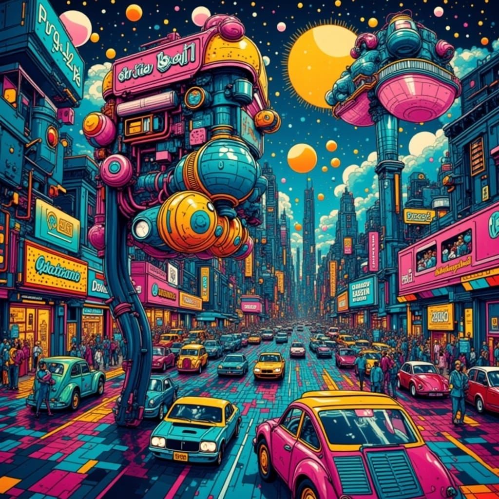 Bright Dystopian Future with Snap Crackle Pop LORA