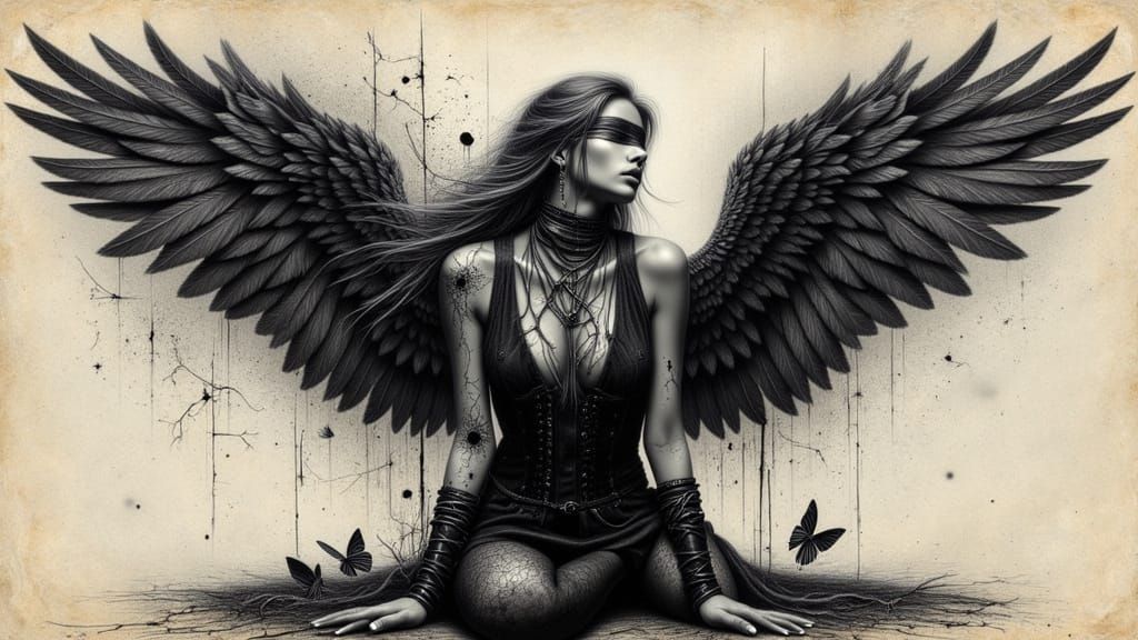 Fallen Angel in Anguish, Broken Heart
