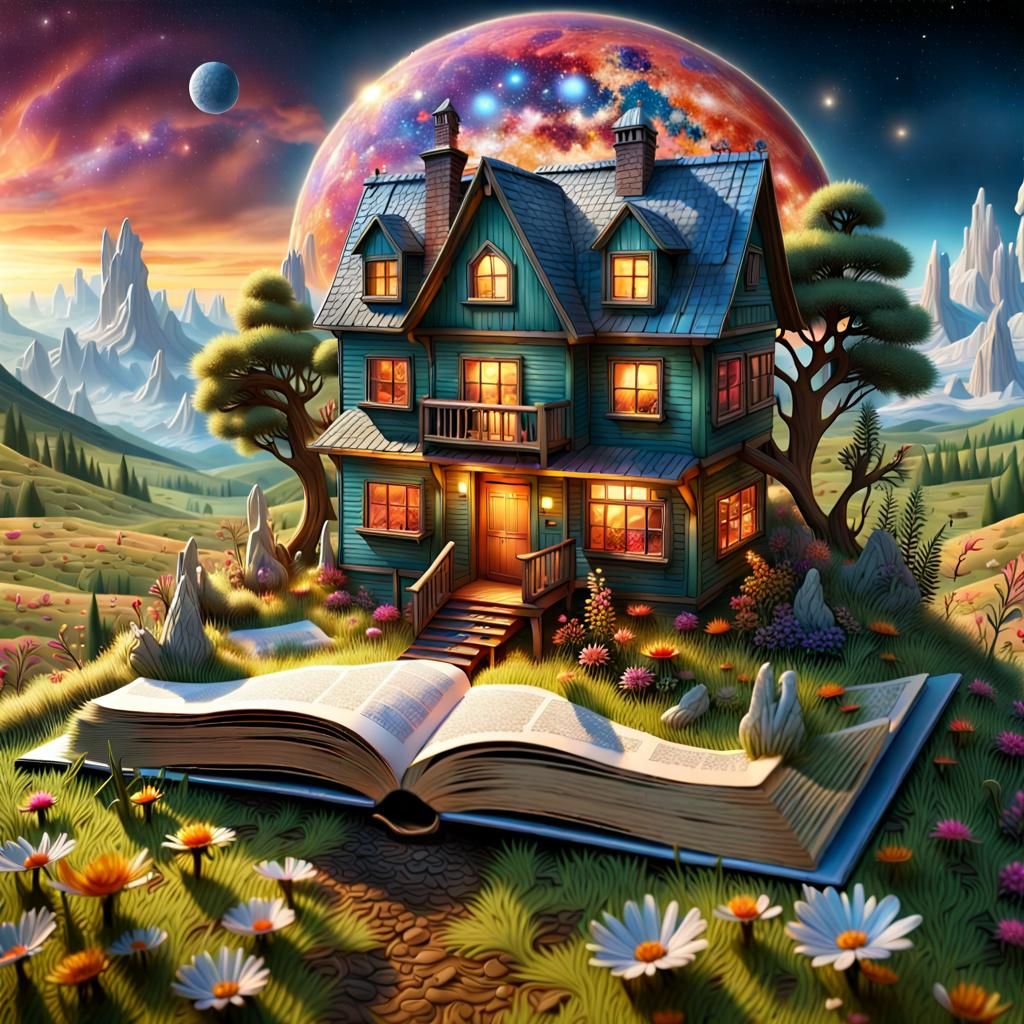 Enchanted Pop-Up Home Comes to Life in Meadow