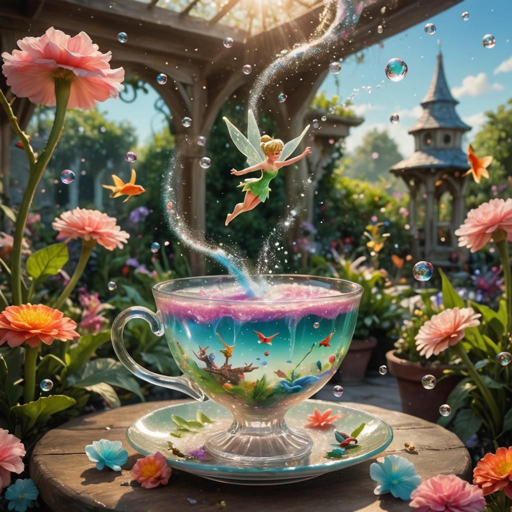Tinkerbell's Enchanted Teacup: A Whimsical Fantasy