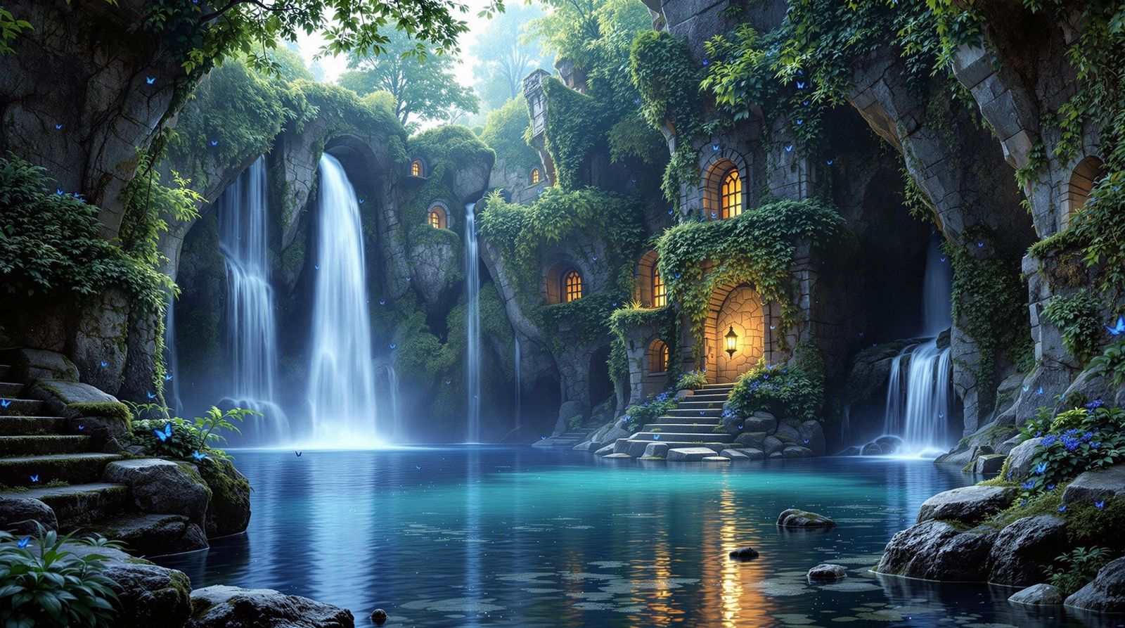 Norwegian Grotto in a Mediterranean Style