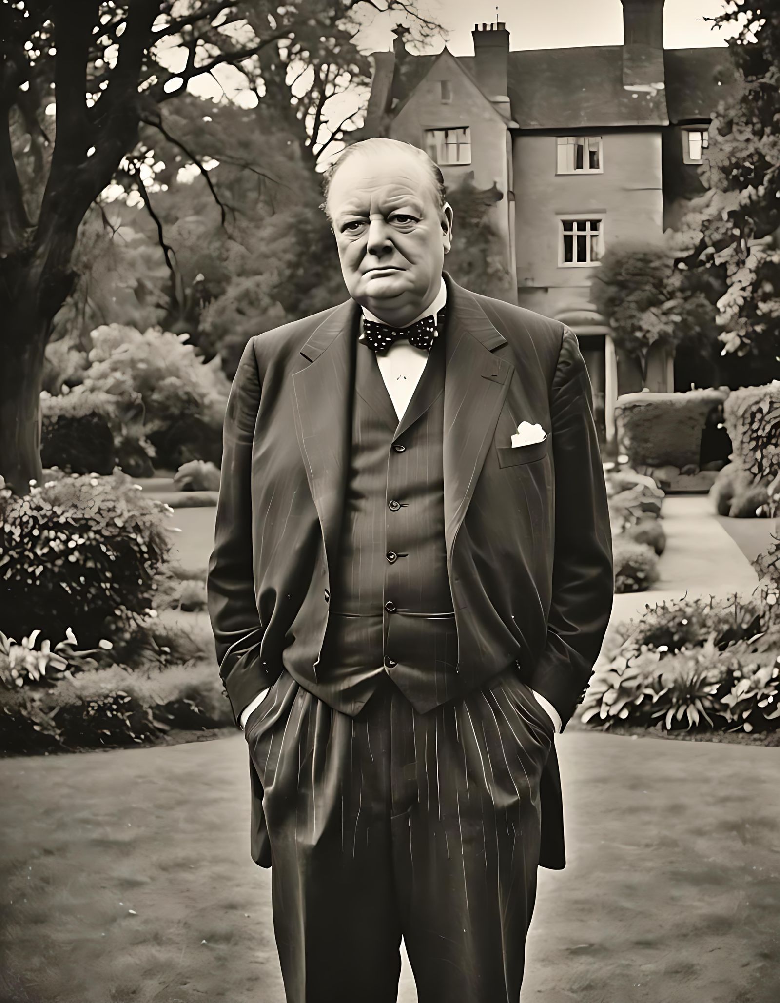 Portrait of Winston Churchill (1954) at Chartwell