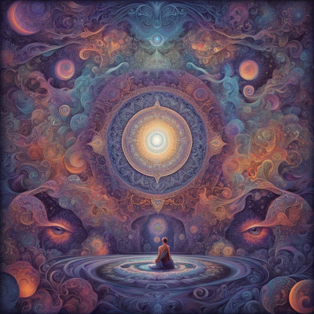 Holographic Astral Illustration of Inner Barriers