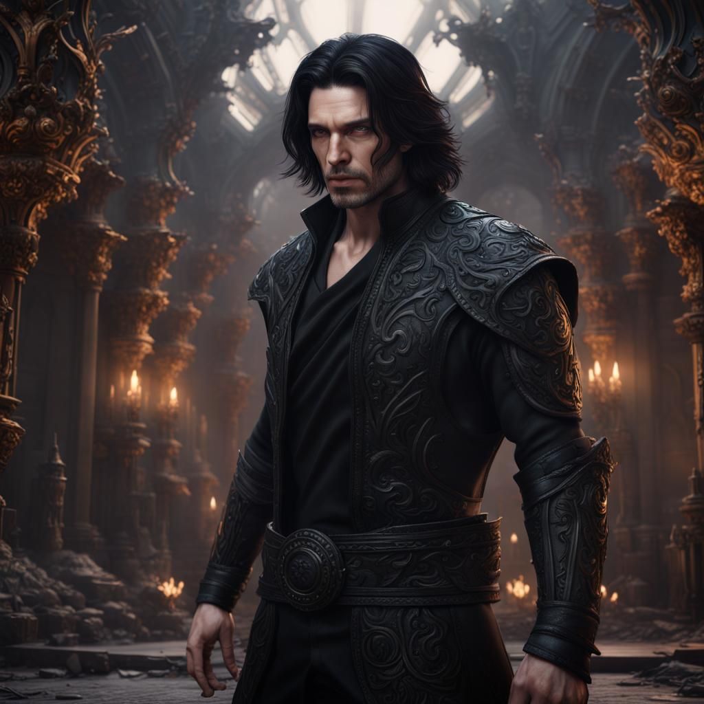 Dark Warrior Concept Art in Unreal Engine 5