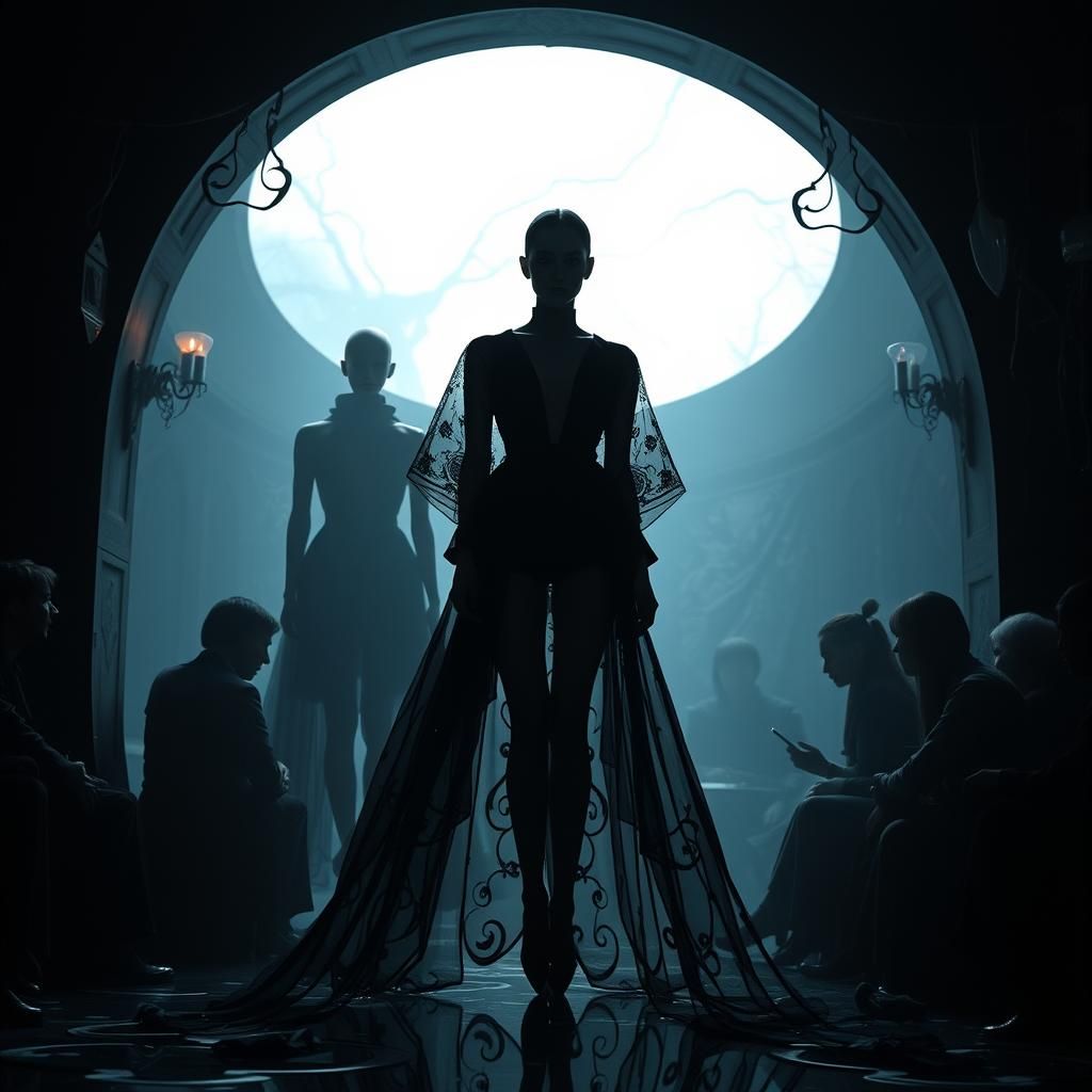 Surreal Liminal Space with Haute Couture Fashion