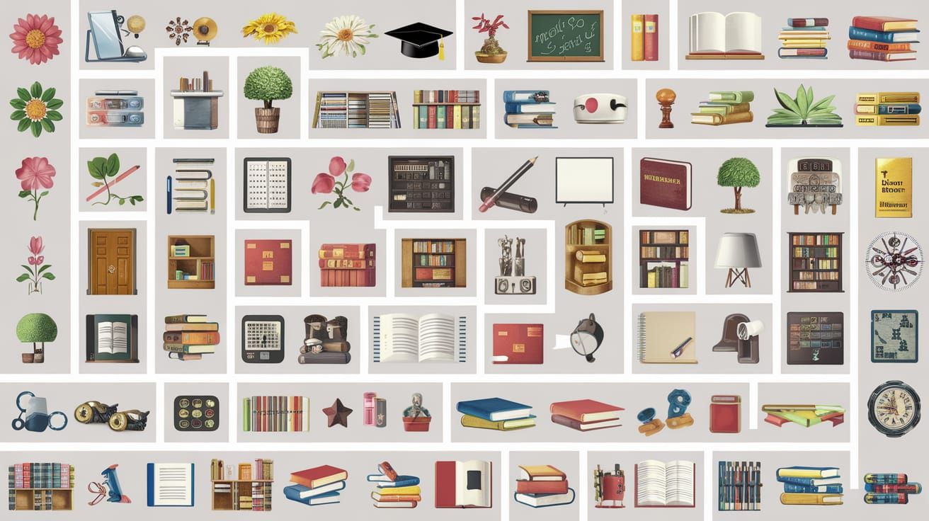 Vibrant Spring Elements for Educational Layouts