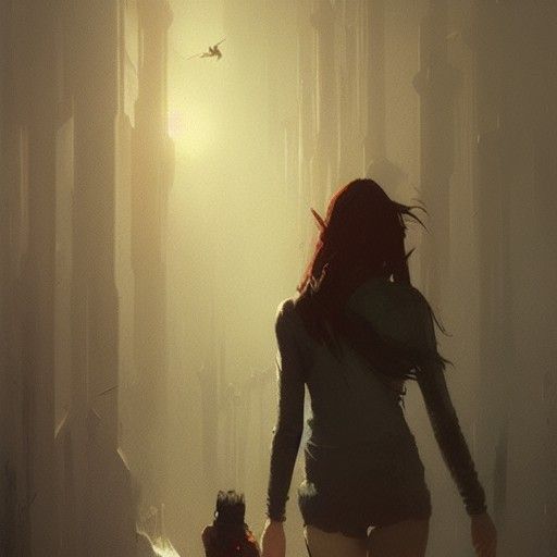 Sinister Recovery in Dark Fantasy Style