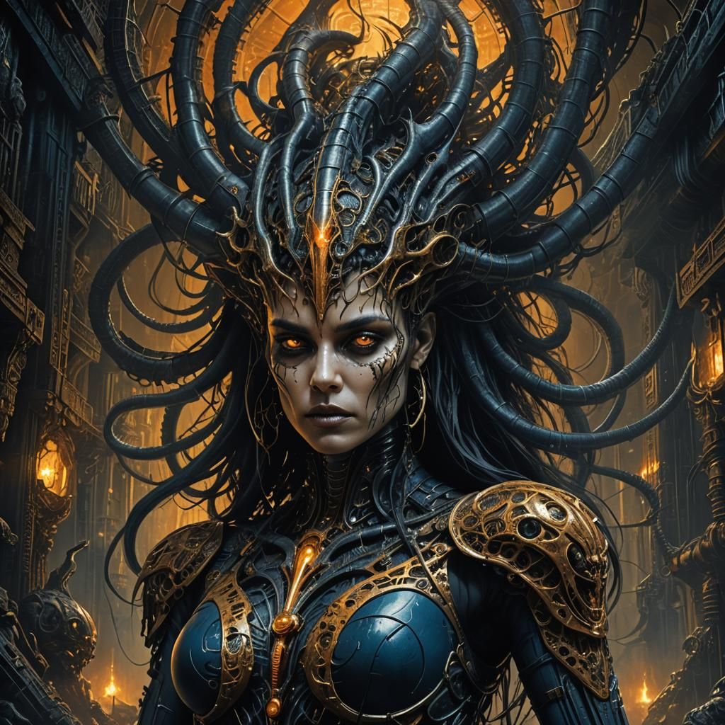 Lost Divinity in Hellish Horror: Dark Fantasy Art