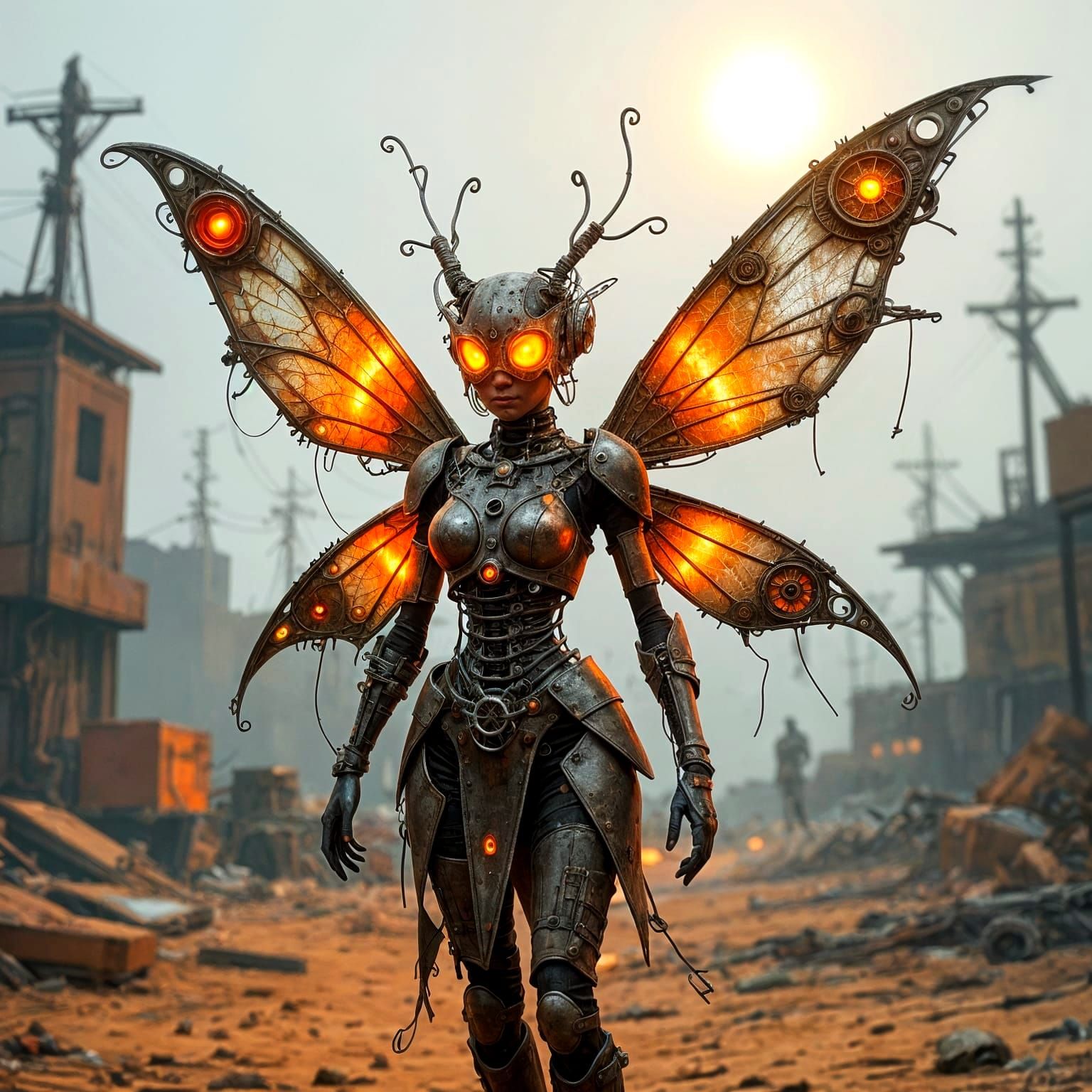 Metal Fairy Bartering in Post-Apocalyptic Market