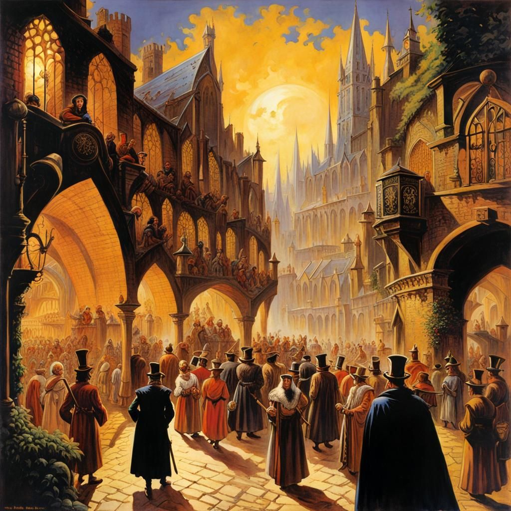 Ankh Morpork Cover Art Illustration