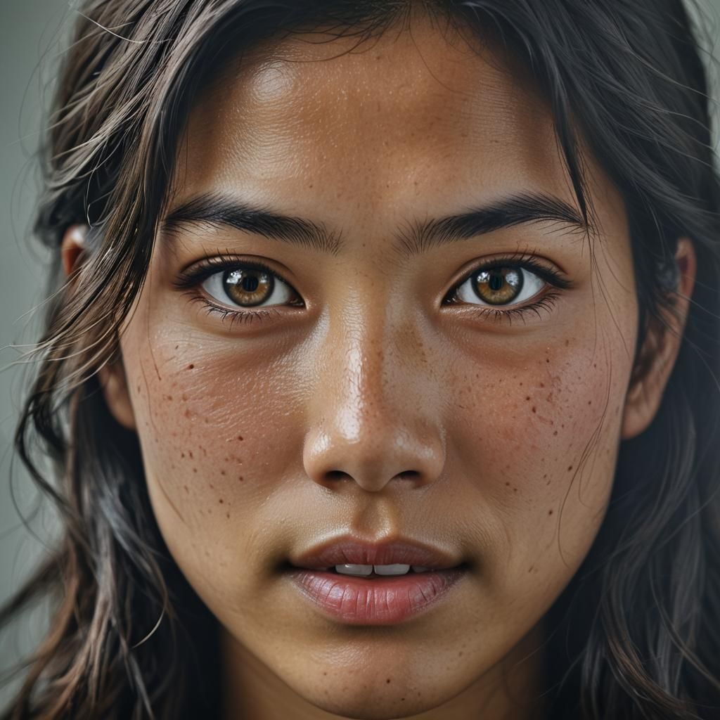 Beautiful Woman's Professional Portrait with Bokeh