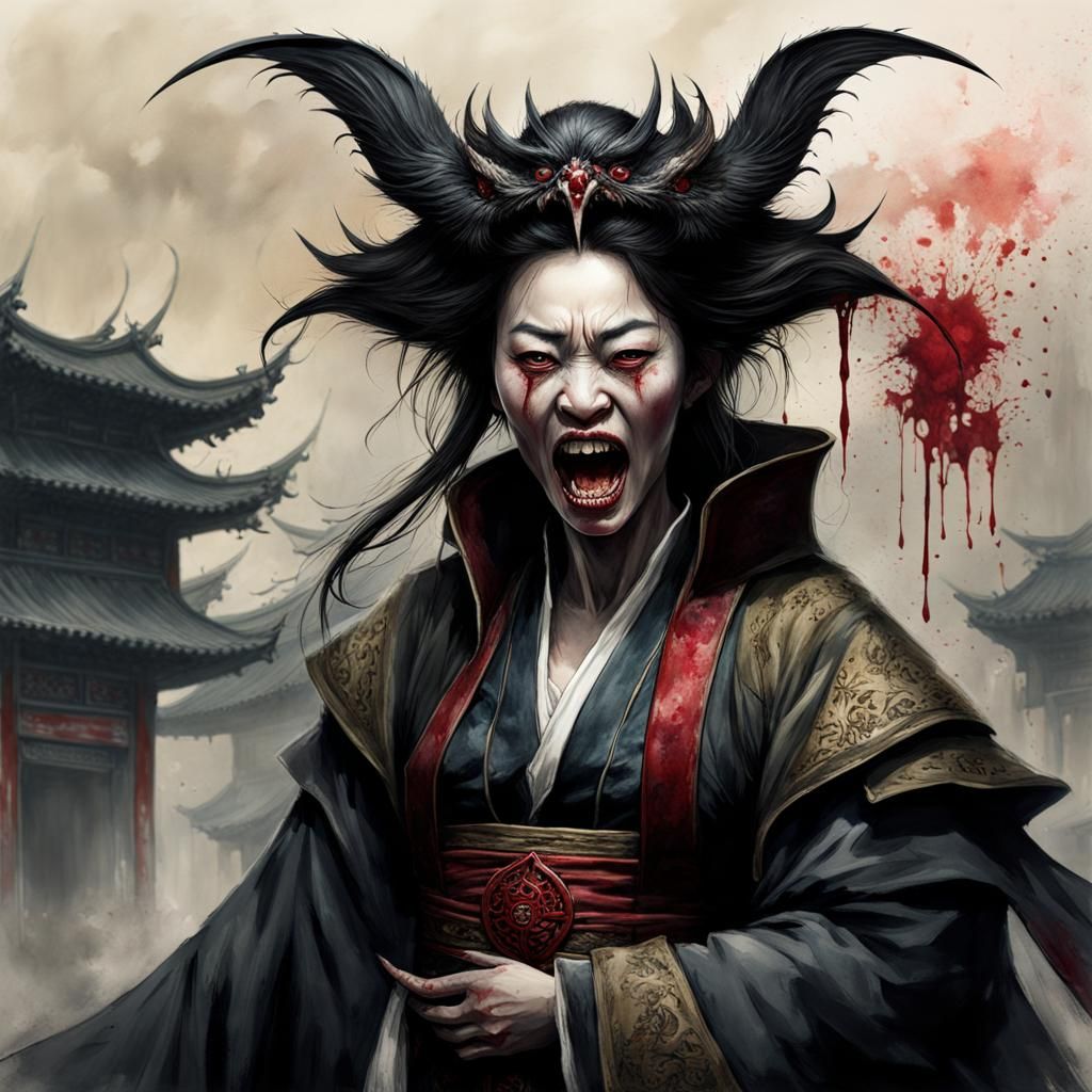 Dark chinese vampire