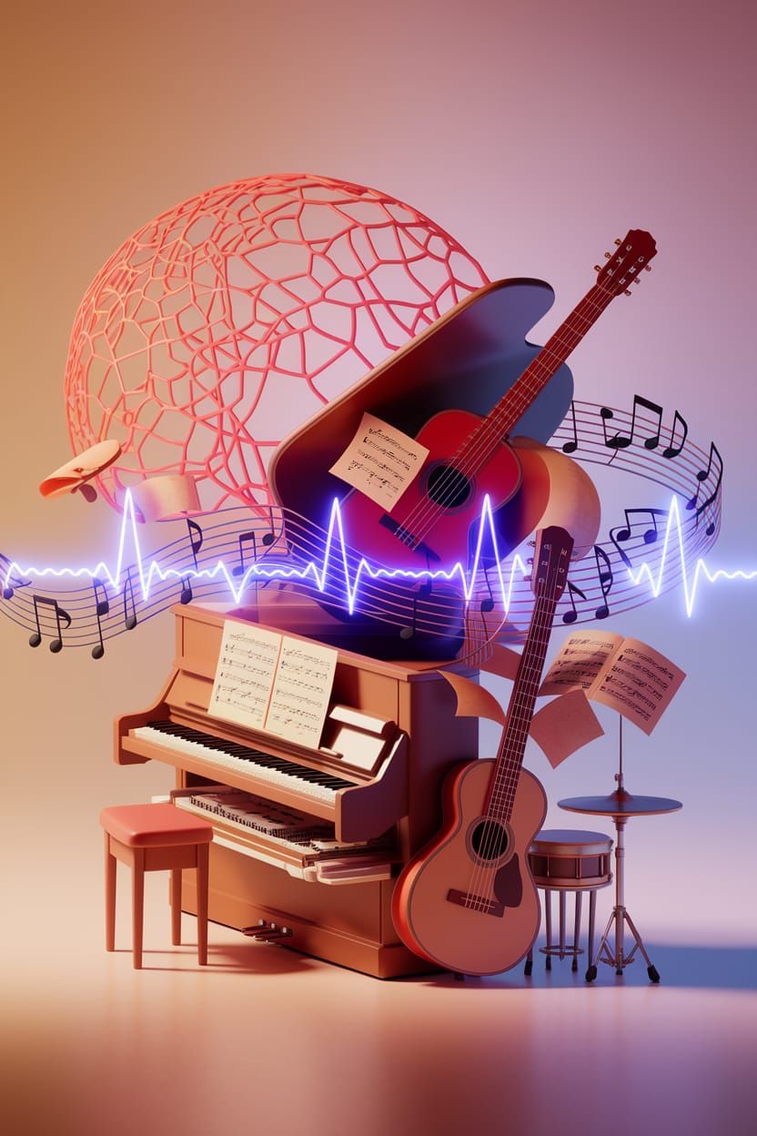 Neural Harmonies in Vibrant 3D