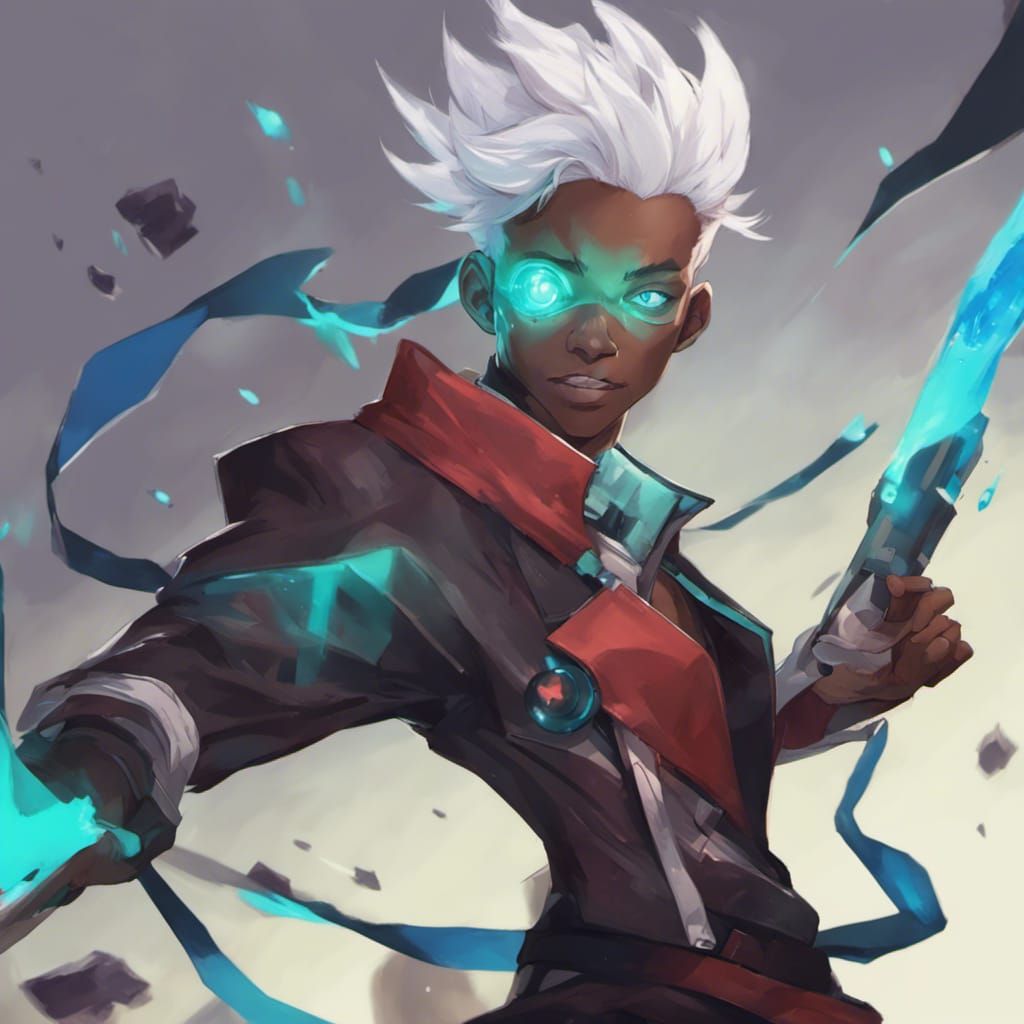 Arcane Ekko in Sui Ishida Style