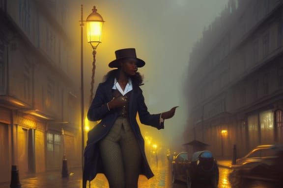 Sherlock Holmes Inspired Portrait in Hyperdetailed Style