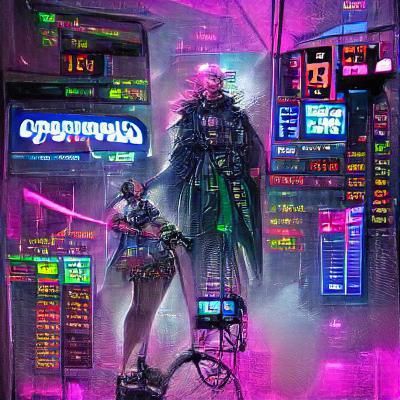 Fantasy Meets Cyberpunk: A Visual Fusion