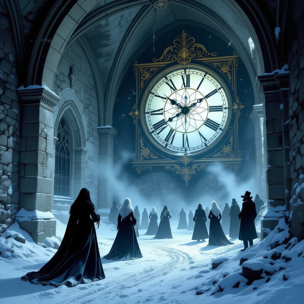 Mournful New Year's Eve Midnight Countdown