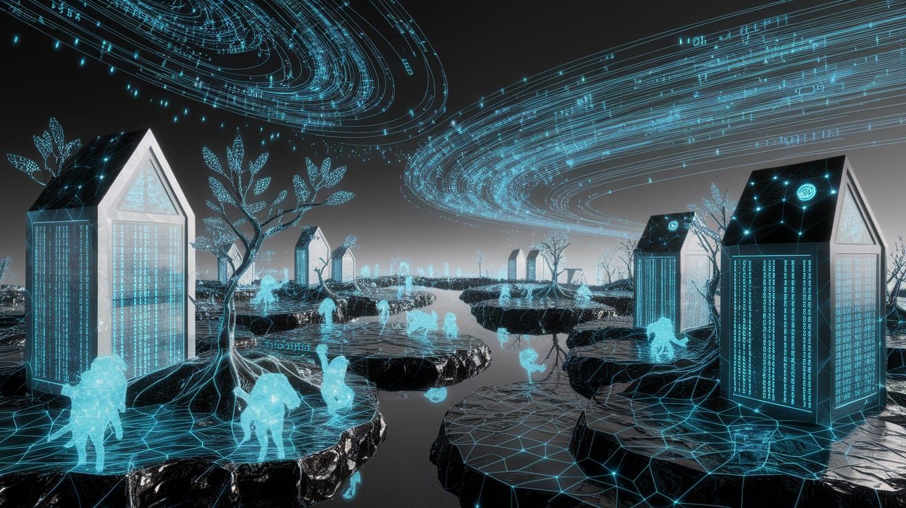 Ethereal Networks: Surreal Landscape of Organic Surrealism