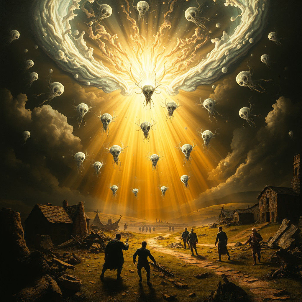 Baroque Alien Invasion: A Celestial Descent