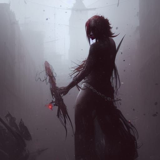 Dark Fantasy Juggernaut's Love, Hyperdetailed Concept Art