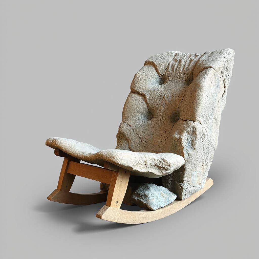 stone age rock-n-chair