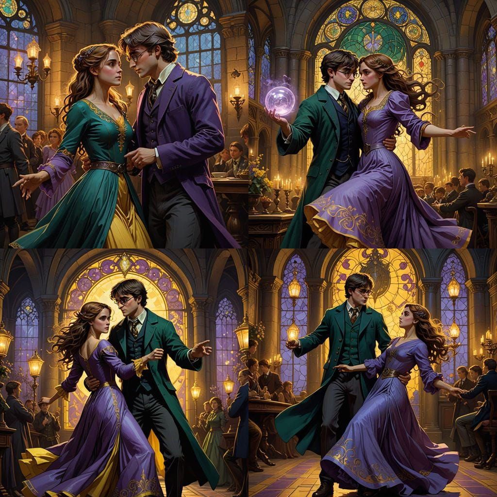 Victorian Magic at Hogwarts' Yule-Ball