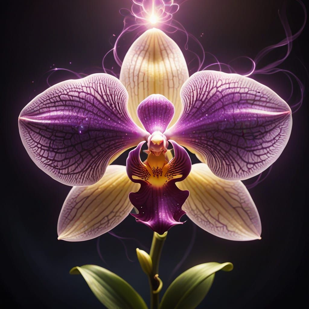 Orchid as a magical sigil.