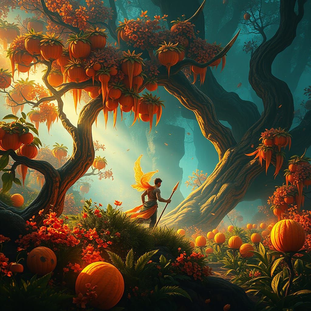 Gathering Fruit for Life Eternal: Artstation Concept