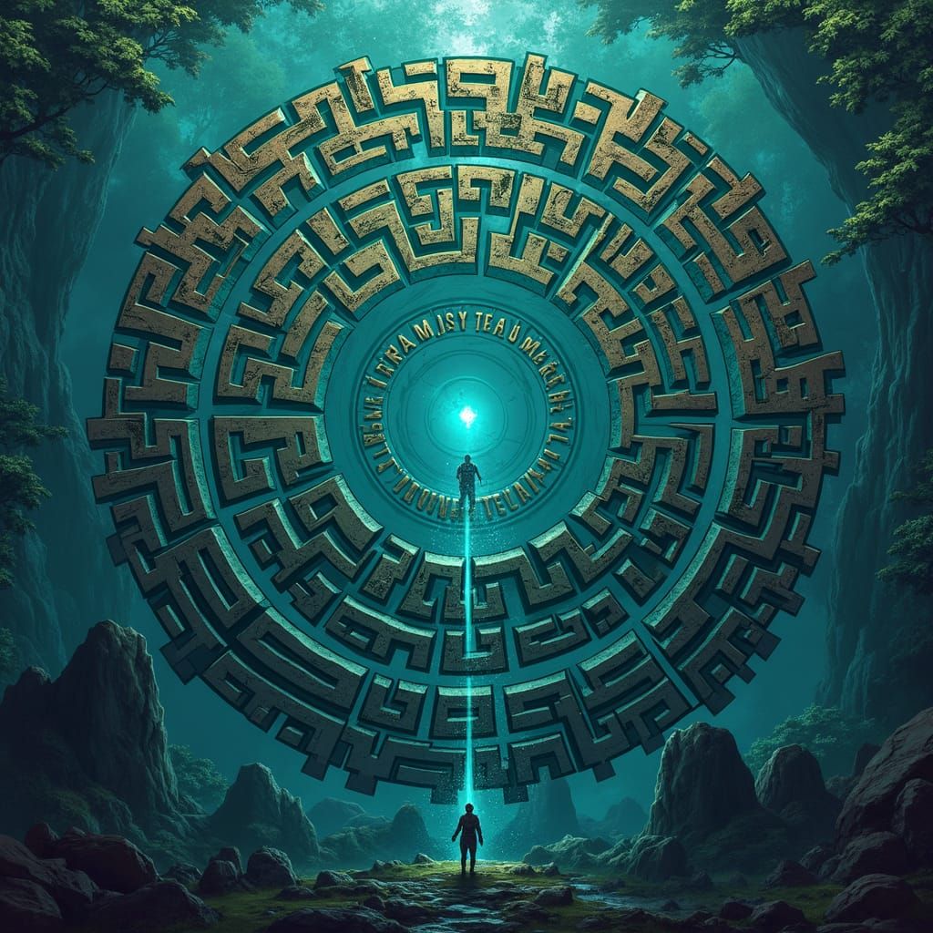 Emerald Labyrinth Logo with Delta, Concept Art