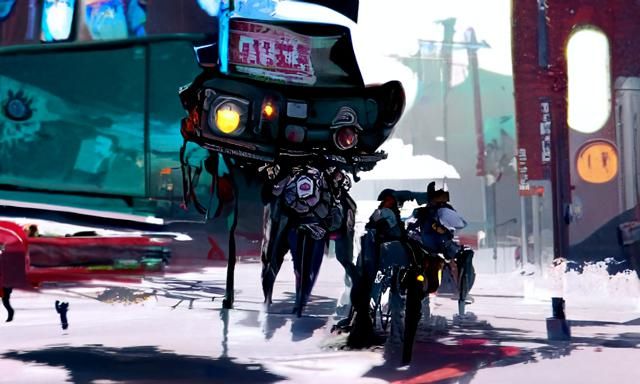 Sheriff's office at wild west, sunny day, digital art by Nerdrum John, William Waterhouse, Winslow Homer, Alex Heywood, ...