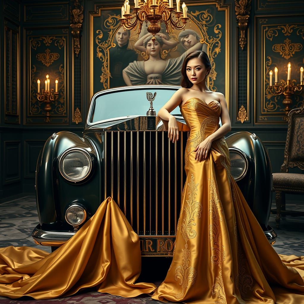 The NEW radiator mascot Emily from Rolls-Royce