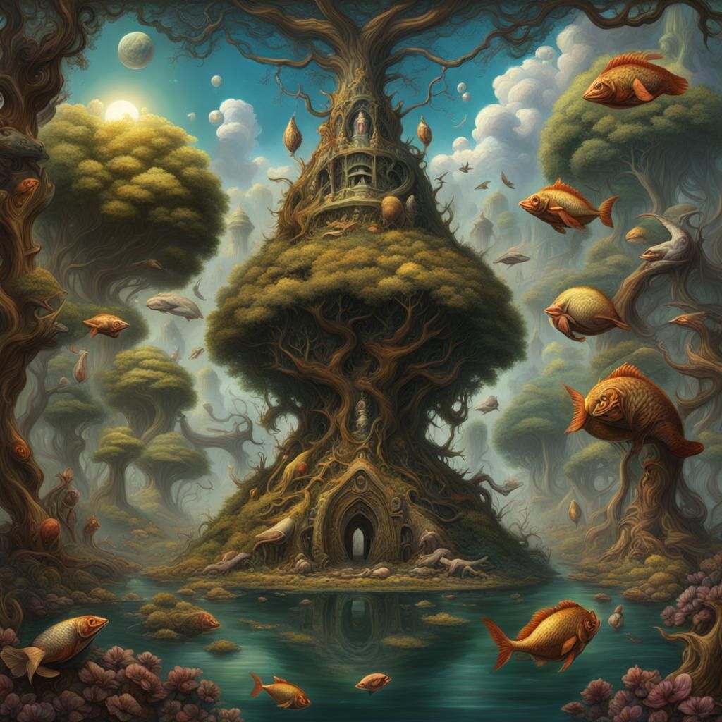 Fantastical Goddesses in Detailed Matte Painting