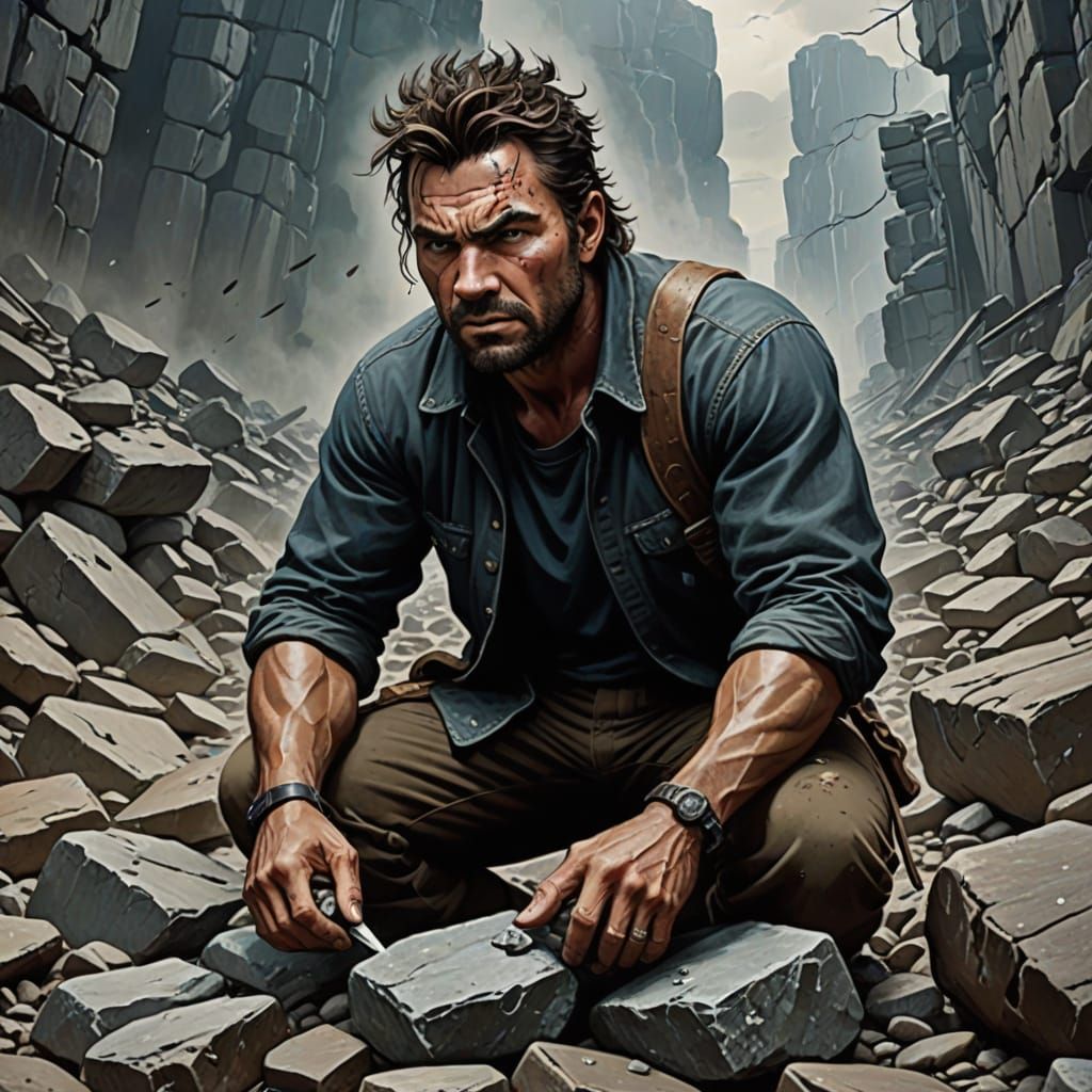 Evocative Image of Adversity and Lost Fortune