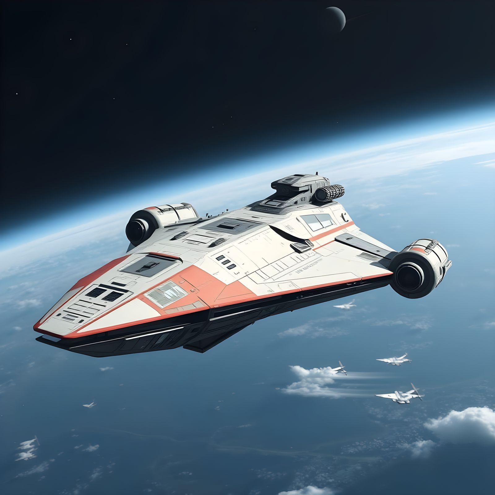 Failed Imperial Shuttle/Acclamator Cruiser